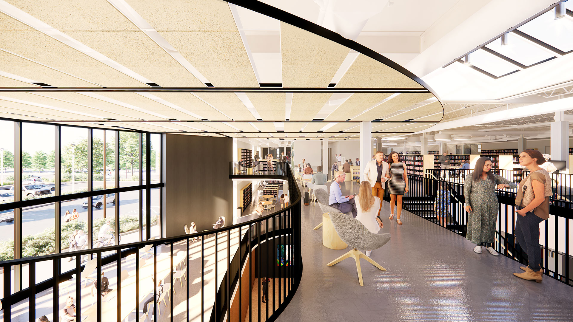 Updated renderings of remodeled appleton library released 105 7 wapl